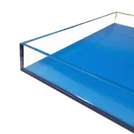 Blue Neon Square Tray