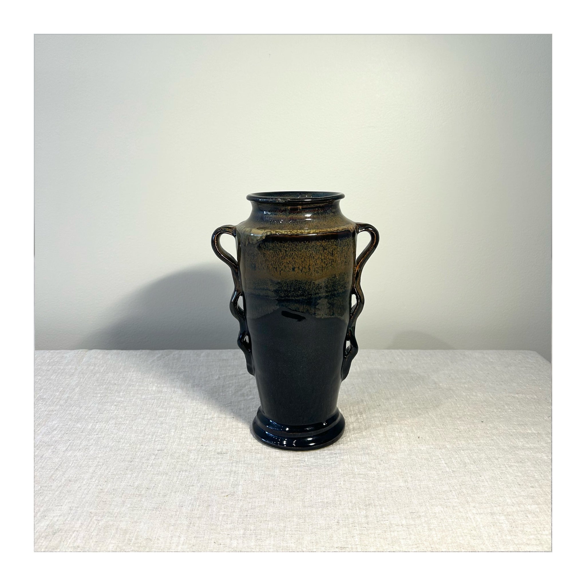 Artist Signed Glazed Vase