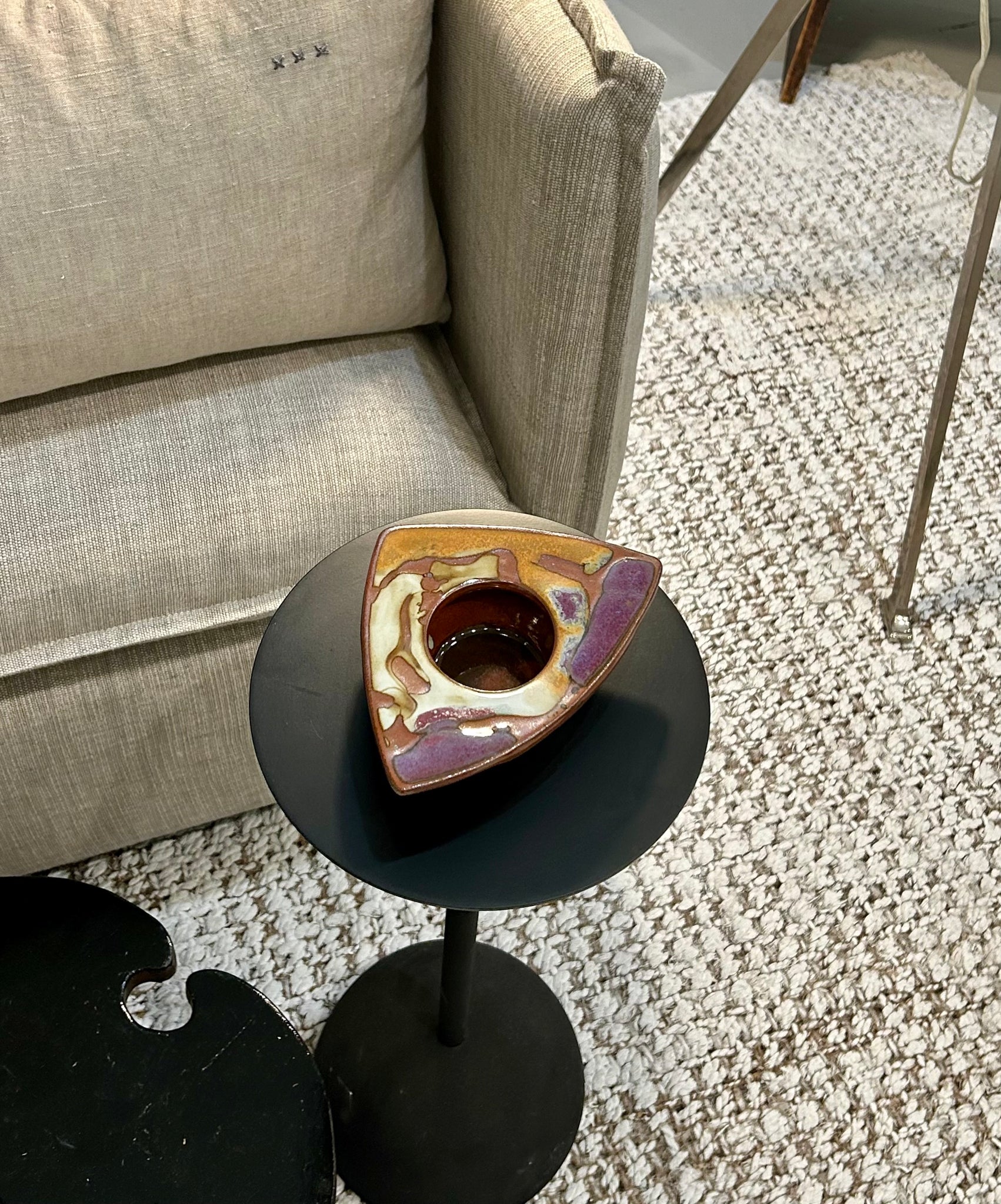 Trippy Ceramic Dish
