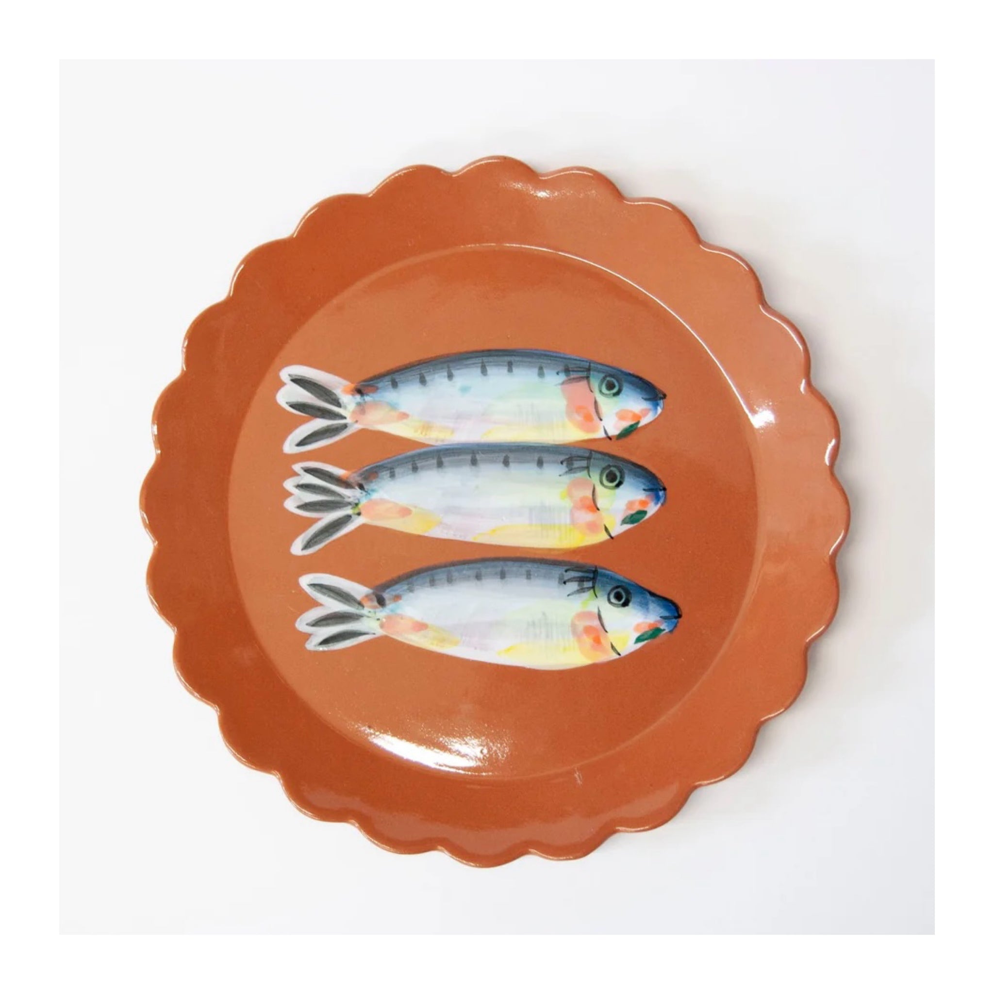 Stoneware Fish Plate