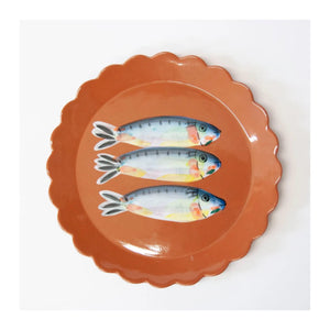 Stoneware Fish Plate