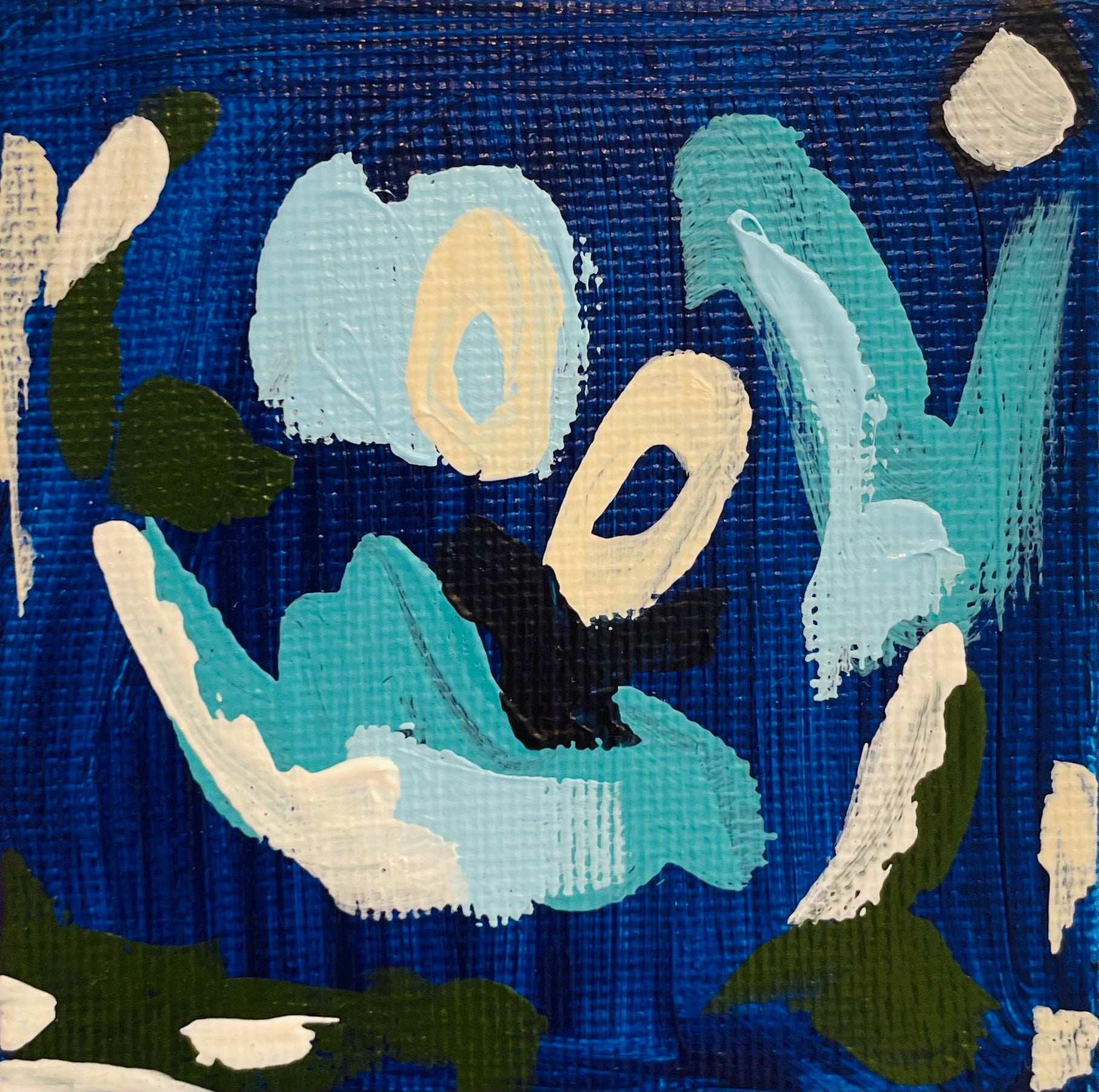 Abstract Littles - Blue