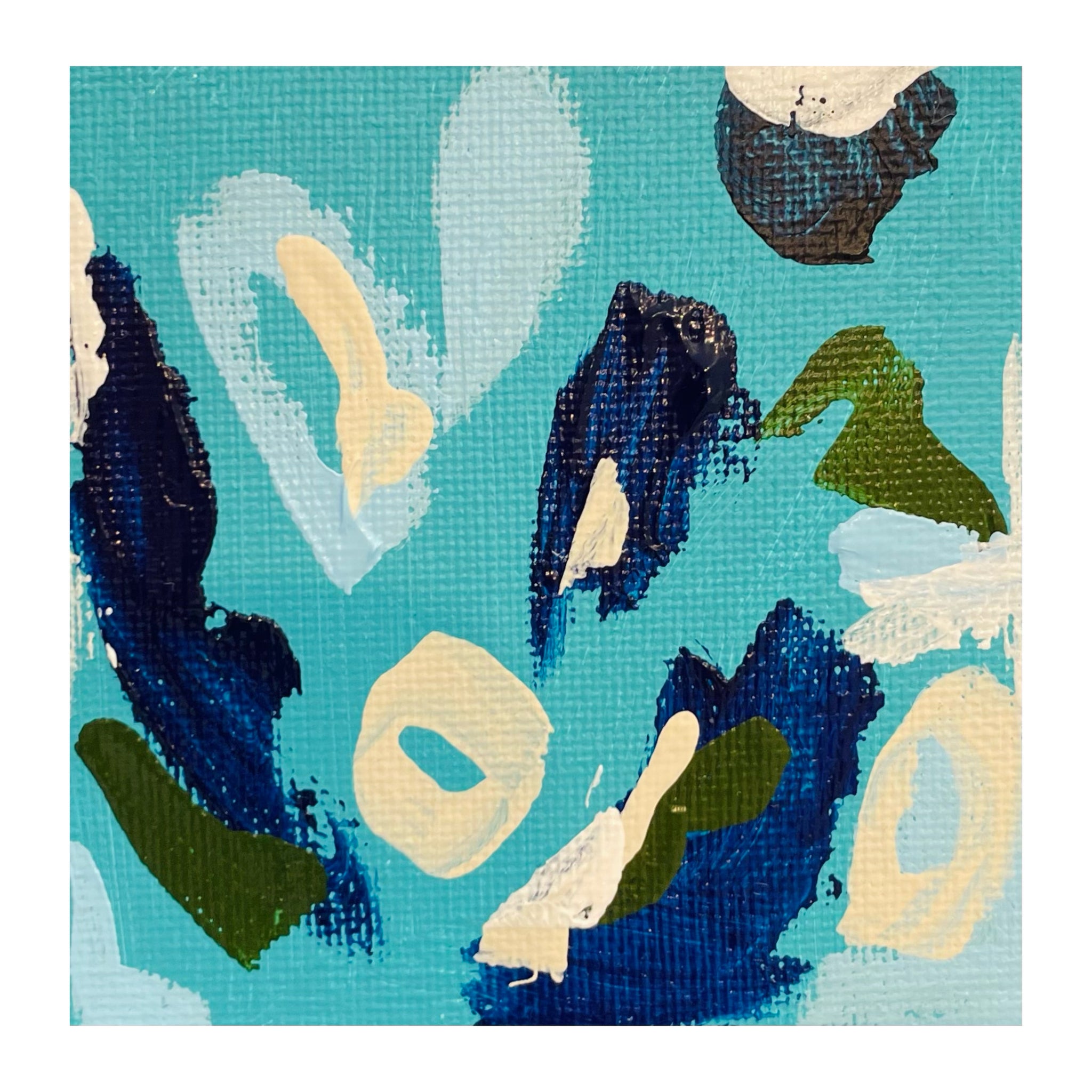 Abstract Littles - Turquoise