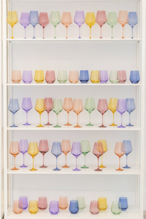 Estelle Colored Glass Stemware