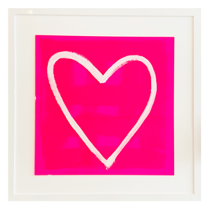 Pink Heart Gingham