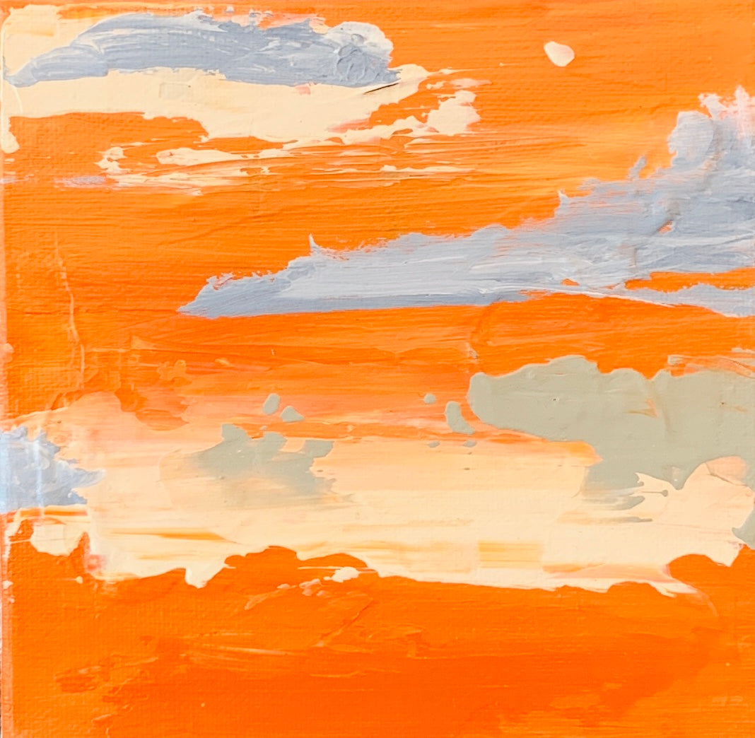 Vibrant Beach Sunset Horizon II By Kristen Coates