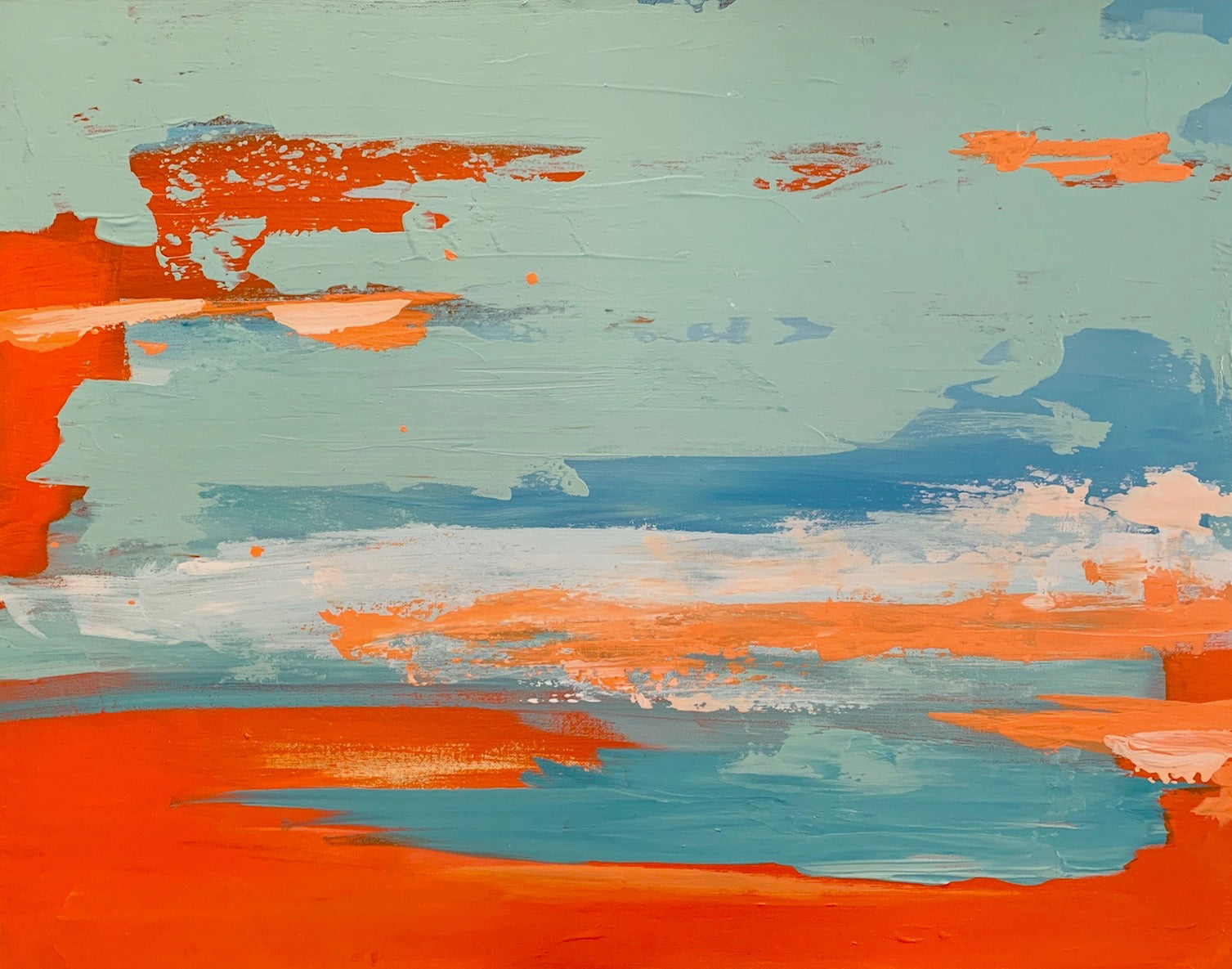 Vibrant Horizon (22x28) By Kristen Coates