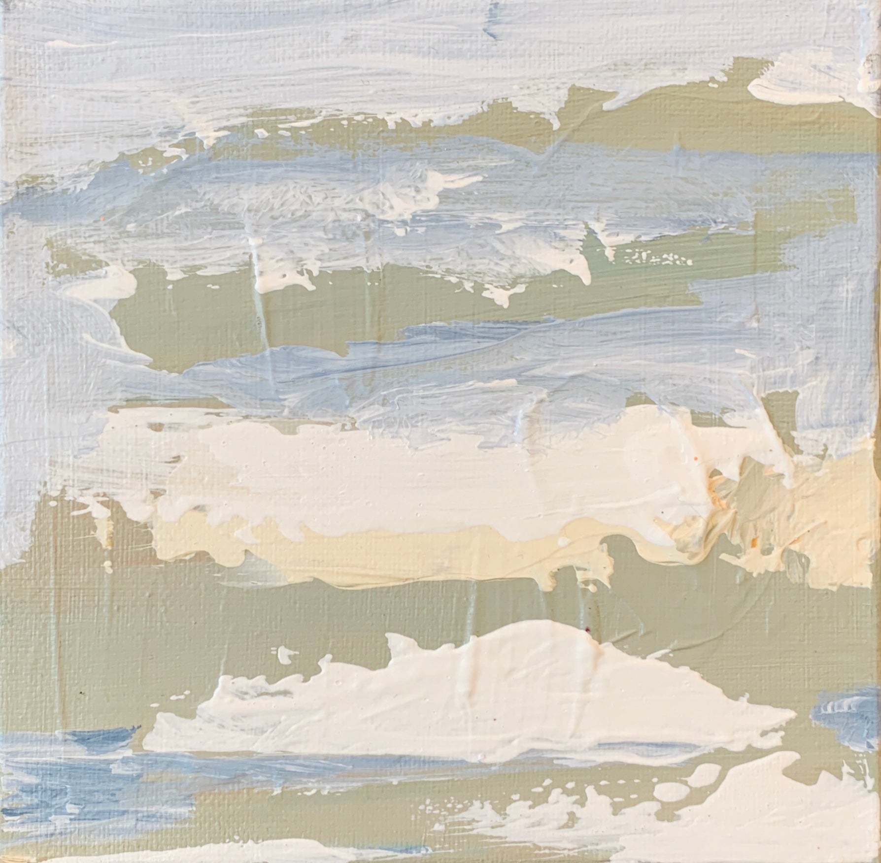Waves Beach Horizon By Kristen Coates