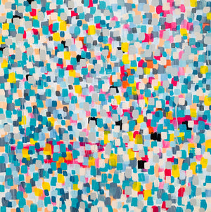 The Truth Is A Color On White (Confetti) By Kristen Coates