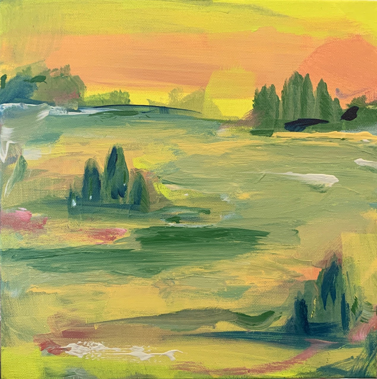 Tuscan Sunset By Kristen Coates